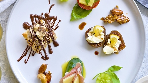 こだわりチーズアソートで作るアミューズ